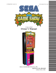 Sega GAME SHOW User's Manual