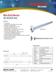 SECO-LARM USA SD-962AR-36A User's Manual