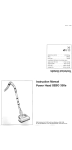 Sebo 350e User's Manual
