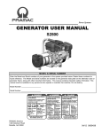 Sears S2800 User's Manual