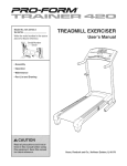 Sears PRO-FORM 831.24733.0 User's Manual