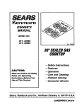 Sears KENMORE 911.32359 User's Manual