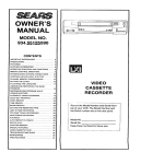 Sears 934.5512559 User's Manual