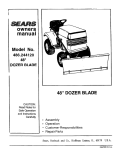 Sears 486.24412 User's Manual