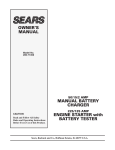 Sears 200.7145 User's Manual