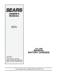 Sears 200.7121 User's Manual