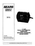 Sears 200.71202 User's Manual