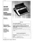 Sears 153 User's Manual