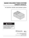 SeaLand BASIC HOLDING TANK SYSTEM User's Manual