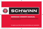 Schwinn Updated 2012 Meridian Owner's Manual