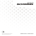 Schwinn Mobility Scooter 250 User's Manual