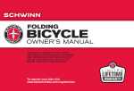Schwinn Folding Bicycle Owner's Manual