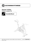 Schwinn Evolution SR Assembly Manual