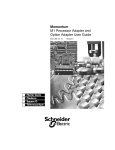 Schneider Electric Processor Adapter User's Manual