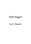 Sceptre Technologies Sceptre X7g-NagaV User's Manual