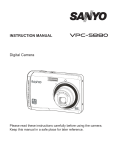 Sanyo Xacti Vpc-S880 User's Manual