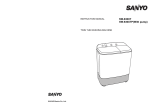 Sanyo Washer SW-830XT User's Manual