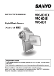 Sanyo VPC-HD1E User's Manual