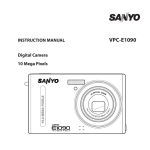Sanyo VPC-E1090 User's Manual