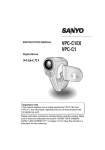 Sanyo VPC-C1 User's Manual