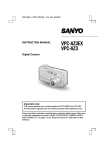 Sanyo VPC-AZ3 User's Manual