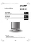 Sanyo VMC-L2619 User's Manual