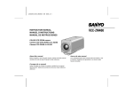 Sanyo VCC-ZM400 User's Manual