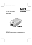 Sanyo VCC-WB4000 User's Manual