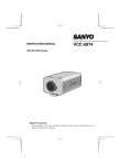 Sanyo VCC-5974 User's Manual