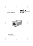 Sanyo VCB-3512T User's Manual