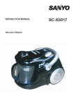 Sanyo SC-X2017 User's Manual