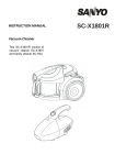 Sanyo SC-X1801 User's Manual