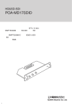 Sanyo POA-MD17SDID User's Manual