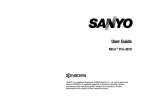 Sanyo MIRRO PLS-3810 User's Manual