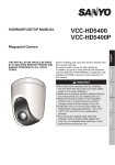 Sanyo MEGAPIXEL VCC-HD5400P User's Manual