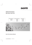 Sanyo KHS2432 User's Manual