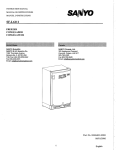 Sanyo Freezer SF-L6111 User's Manual