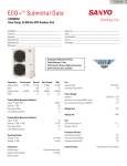 Sanyo ECO-i CHX05252 User's Manual