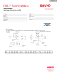 Sanyo ECO-i APR-CHP1350BA User's Manual