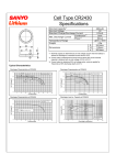 Sanyo CR2430 User's Manual