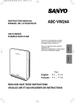 Sanyo ABC-VW24A User's Manual