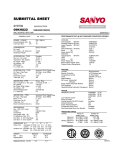 Sanyo 09KHS22 User's Manual