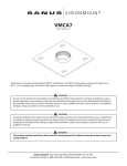 Sanus Systems VMCA7 User's Manual