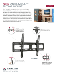 Sanus Systems VisionMount VMPL50A-B1 User's Manual