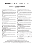 Sanus Systems ELM101 User's Manual