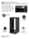 Sanus Systems NEW FOUNDATIONS 500 Series User's Manual