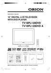 Sansui TV19PL120DVD User's Manual