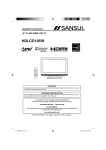 Sansui HDLCD185W User's Manual