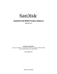 Sandisk SD-ROM User's Manual