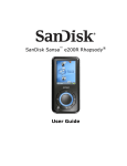 Sandisk Rhapsody User's Manual